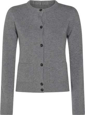 Maison Margiela Cardigan In Misto Lana With Ribbed Trims And Front Pockets