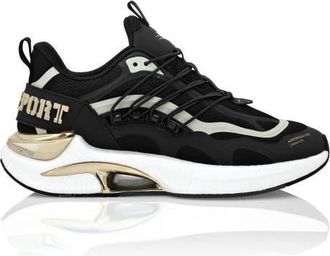 Plein Sport Runner Pressure //Gen.x.04 Unisex in Black/lightgold at Nordstrom, Size 36