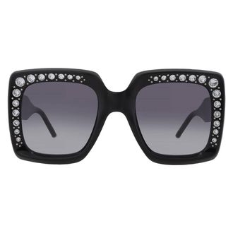 Carolina Herrera Grey Shaded Square Ladies Sunglasses HER 0178/S 0807/9O 53