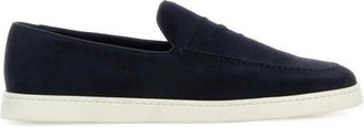 Churchs Peebles Suede Loafers - Heren - Loafers - Blauw - 42 EU - Leer - Schoenen
