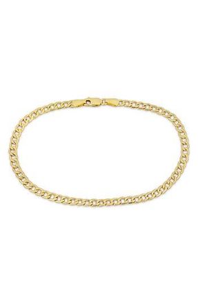 Delmar Curb Link Bracelet in Gold at Nordstrom Rack