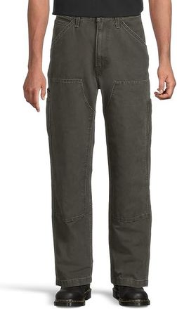 Levi's 568 Loose Straight Double Knee Mens Jeans Charcoal Green : 30 30, Cotton