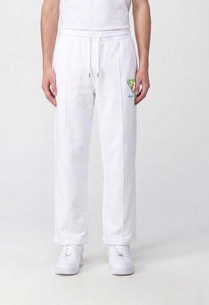 Casablanca Jersey Jogging Trousers with Drawstring and Embroidered Logo