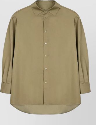 Darkpark satin ruched shirt