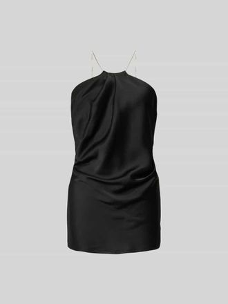 Victoria Beckham Top aus Satin mit Viskose-Anteil in Black, Gr&ouml;&szlig;e 32
