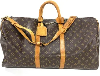 Louis Vuitton Brown Monogram Canvas Boston Bag (Pre-Owned)