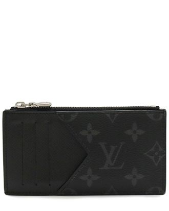 Louis Vuitton Taiga Monogram Coin Card Holder (Authentic Pre-Loved)