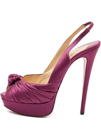 Christian Louboutin Jenny slingback pumps - Purple