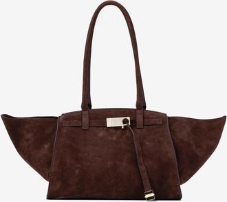 Benedetta Bruzziches Su&egrave;de leren handtas - Dames - Schoudertassen - Bruin - ONE Size - Su&egrave;de - Tassen