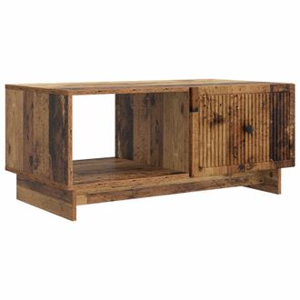 vidaXL Mesa De Caf&eacute; Madera Envejecida 90 X 50 X 40 Cm Vidaxl