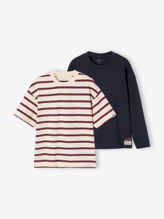Jonen 2er-Pack Jungen Shirts Jonen wollwei&szlig;