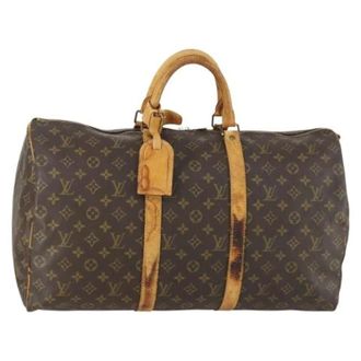 Louis Vuitton Pre-owned Weekend Bags, female, Brown, Size: ONE SIZE Pre-owned Weekend Bag