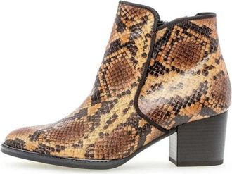 Gabor Enkellaars - Dames - Cowboylaarzen - Bruin - 37 EU - Leer - Schoenen