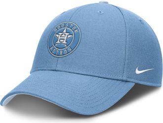 Nike Houston Astros Rise Nike Mens Dri-FIT MLB Adjustable Hat in Blue | NB410GSQHUS-B1A