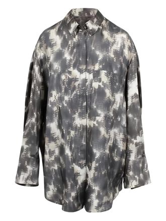 Christian Wijnants Taheras printed shirt - Grey