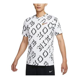 Nike Hoops Basketball Short Sleeves T Shirt Mens White DJ1561-100