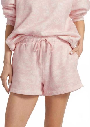 LoveShackFancy Zenaida Shorts In Perennial Pink