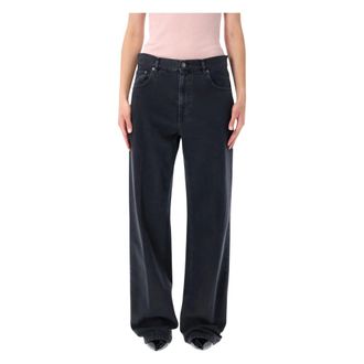 Haikure Bonnie Bull Denim - female - Haikure - Straight Fit Jeans - Black - W28 - Jeans