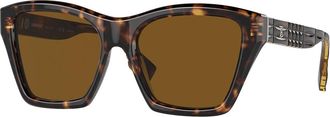 Burberry BE4391 ARDEN Polarized 300283 Womens Sunglasses Tortoiseshell Size 54