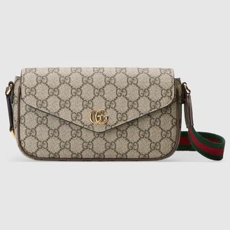 Gucci Ophidia Pochette, Beige, GG Canvas