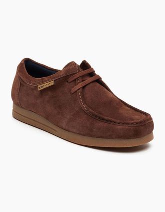 base Mens Base London Koko Lace Up Leather Mens Brown Moccasins Shoes - Size: 10
