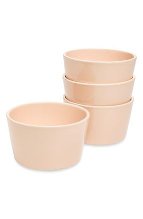 Aaron Probyn Neu Cereal Bowl 4-Piece Set in Gloss Soft Pink at Nordstrom