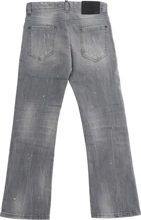 Dsquared2 Boys Jeans American Grey Denim Cotton