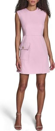 BCBGeneration Iconic Stretch Asymmetric Minidress in Pale Lilac at Nordstrom Rack, Size 14