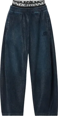 Alexander Wang Pre-styled Brushed Denim Sweatpants