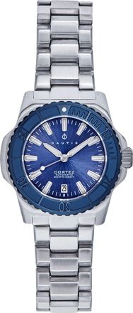 Nautis Cortez Automatic Bracelet Watch w/Date - Navy