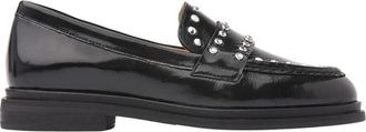 VIA VAI Fae Wylder Loafers - Dames - Loafers - Zwart - 39 EU - Leer - Schoenen