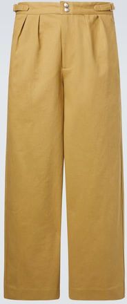 Bode Cotton twill wide-leg pants