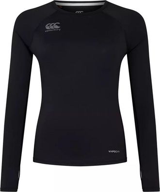 Canterbury Of New Zealand Dames/Dames Super Light T-shirt met lange mouwen (Zwart/Gunmetaalgrijs)
