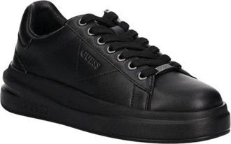 Guess Elbina Sneakers - Dames - Sneakers - Zwart - 36 EU - Leer - Schoenen