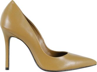 Schutz Groene puntige Decollete instap hakken - Dames - Pumps - Groen - 39 EU - Schoenen