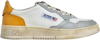 Autry Sneakers, male, Multicolor, 9 UK, Vintage Medalist Low Leather Trainers