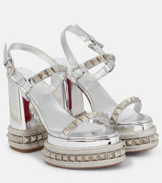 Christian Louboutin Sandali Superaclou in pelle con plateau
