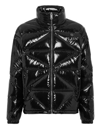 Philipp Plein Quilted Down Jacket Hexagon