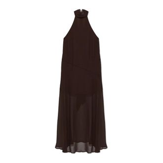 Gestuz Gzdorah Jurk - Dames - Maxi kleedjes - Bruin - XS - Polyester - Kleedjes