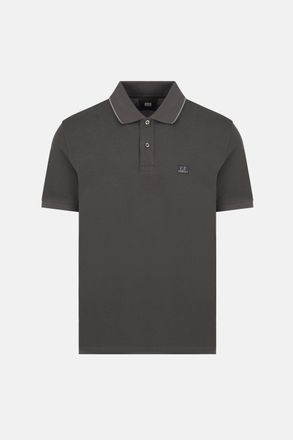 C.P. Company STRETCH PIQUET POLO Size: XXL, colour: BLACK
