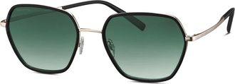 Marc O'Polo Hexagon Zonnebril - Dames - Accessoires - Geel - Maat: 56 MM