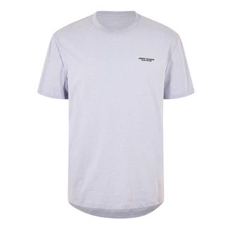 A|X Armani Exchange Heren T-shirt katoen met logo (Lila)