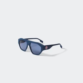 Canada Goose Tekapo Sunglasses (Men, Matte Blue/Blue, ONESIZE)