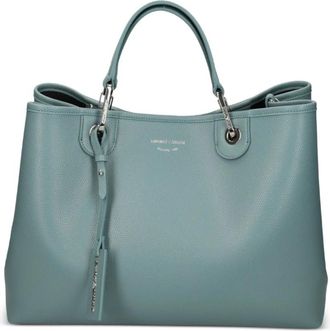 Emporio Armani Tote Bags, female, Blue, Size: ONE SIZE Medium MyEA Shopper Bag