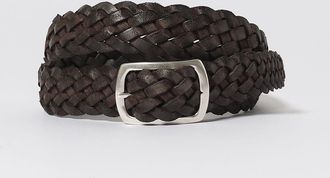 Orciani Cintura Orciani in camoscio intrecciato