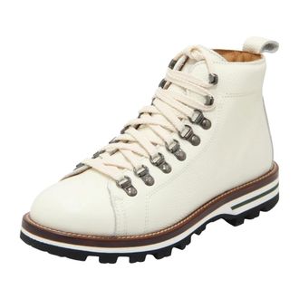 Monpiz Schoenen, Dames, Wit, 40 EU, Leer, Cortina Boot