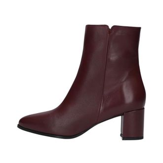 Notre-V Schoenen, Dames, Rood, 42 EU, Leer, 8560 Enkellaarsjes