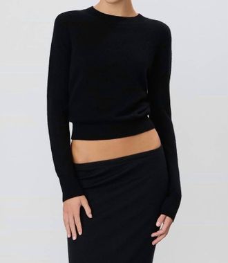 &Eacute;terne Francis Crew Neck Sweater In Black