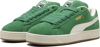 Puma Puma Mens Suede XL Trainers Green/White 9 UK
