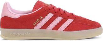 adidas Gazelle Indoor Suede Lage Sneakers - Dames - Sneakers - Rood - 38 1/2 EU - Su&egrave;de - Schoenen